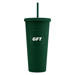 RECYCLED  STUDDED TUMBLER - 24 OZ