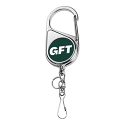 BADGE REEL WITH CARABINER